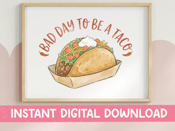 Bad Day to Be a Taco SVG: Graphics & T-Shirt Design Review