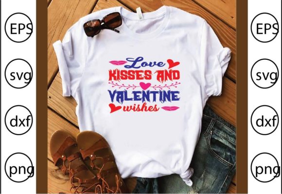 Love Kisses and Valentine Wishes Graphics