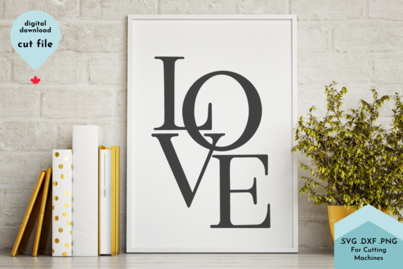 Love Shirt Design: A Modern Graphics Asset for Crafts & Publishing