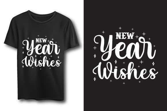 New Year T-shirt Typography Quotes: Graphics & Print Templates Reviewed