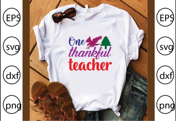 One Thankful Teacher Graphics