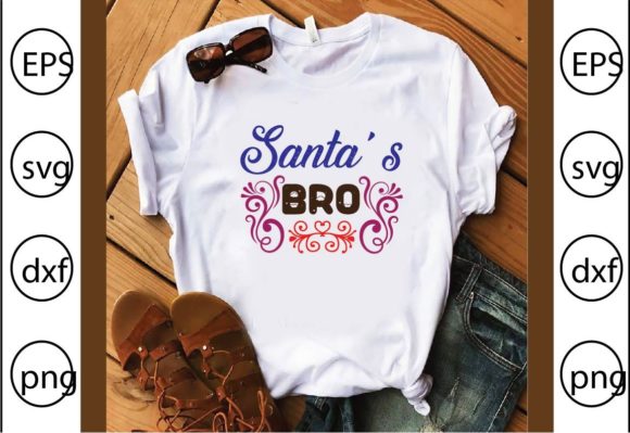 Santa’s Bro Graphics & T-Shirt Designs